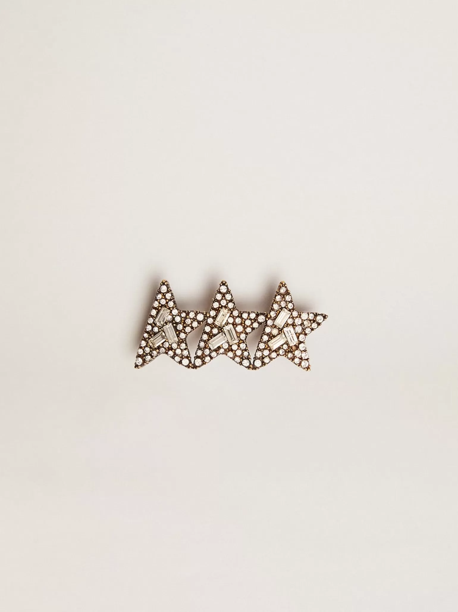 Online Acessório para cadarço com três estrelas cor ouro velho com cristais MULHER Jewels | Joias