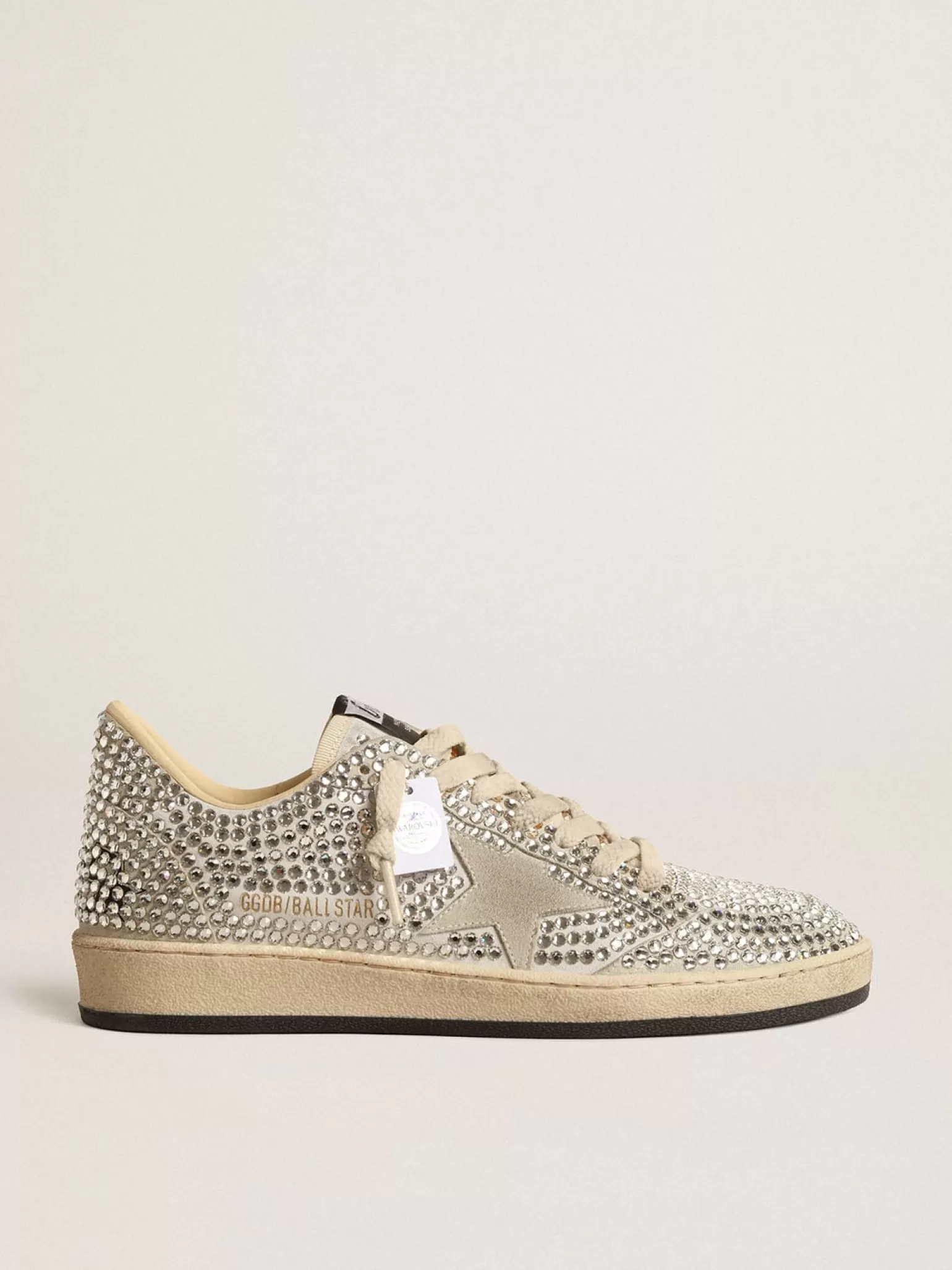 Cheap Ball Star LTD com cristais Swarovski e estrela de suede cinza MULHER Ball Star