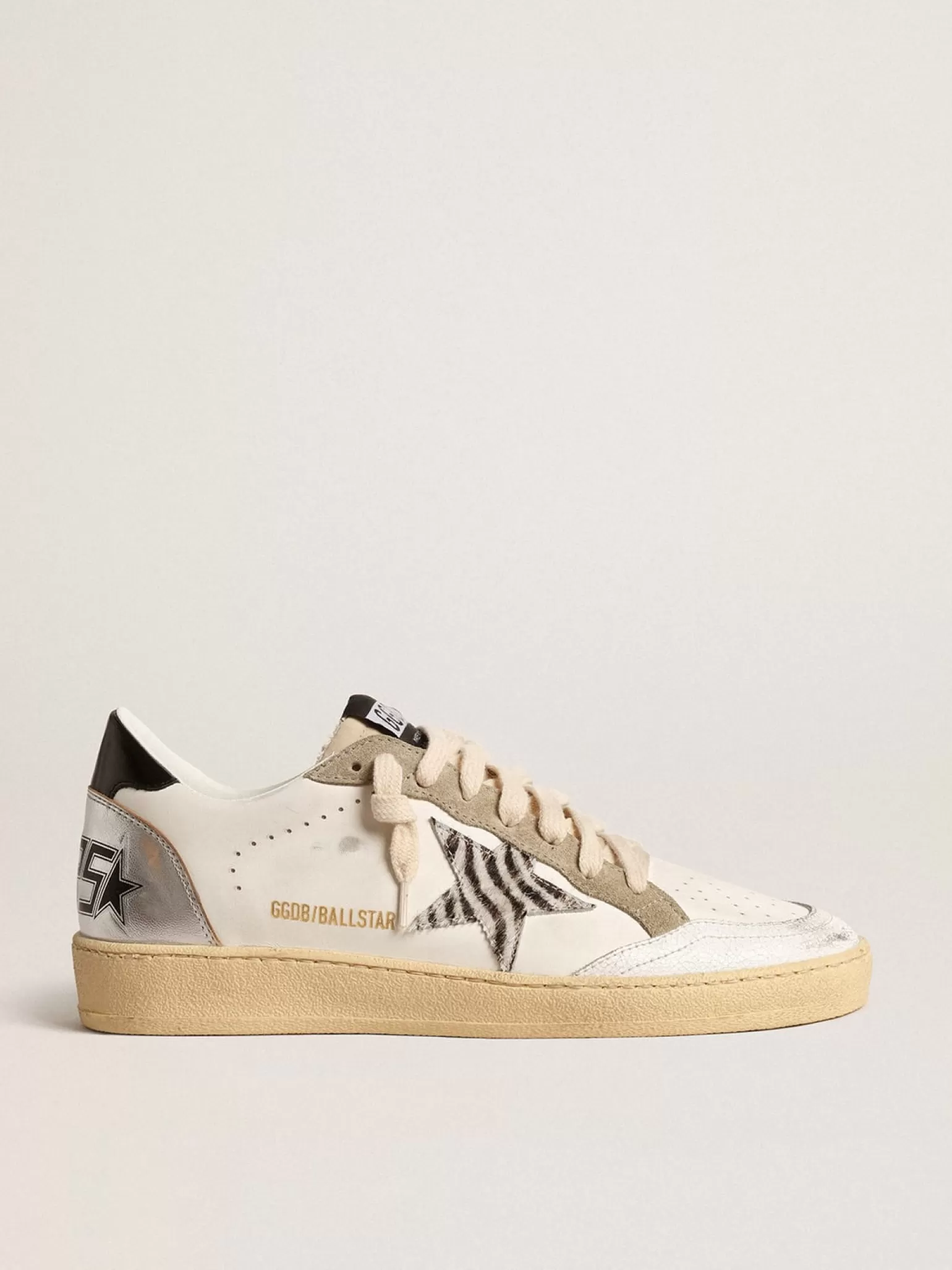 Flash Sale Ball Star LTD com estrela de zebra e inserção de couro metálico MULHER Ball Star