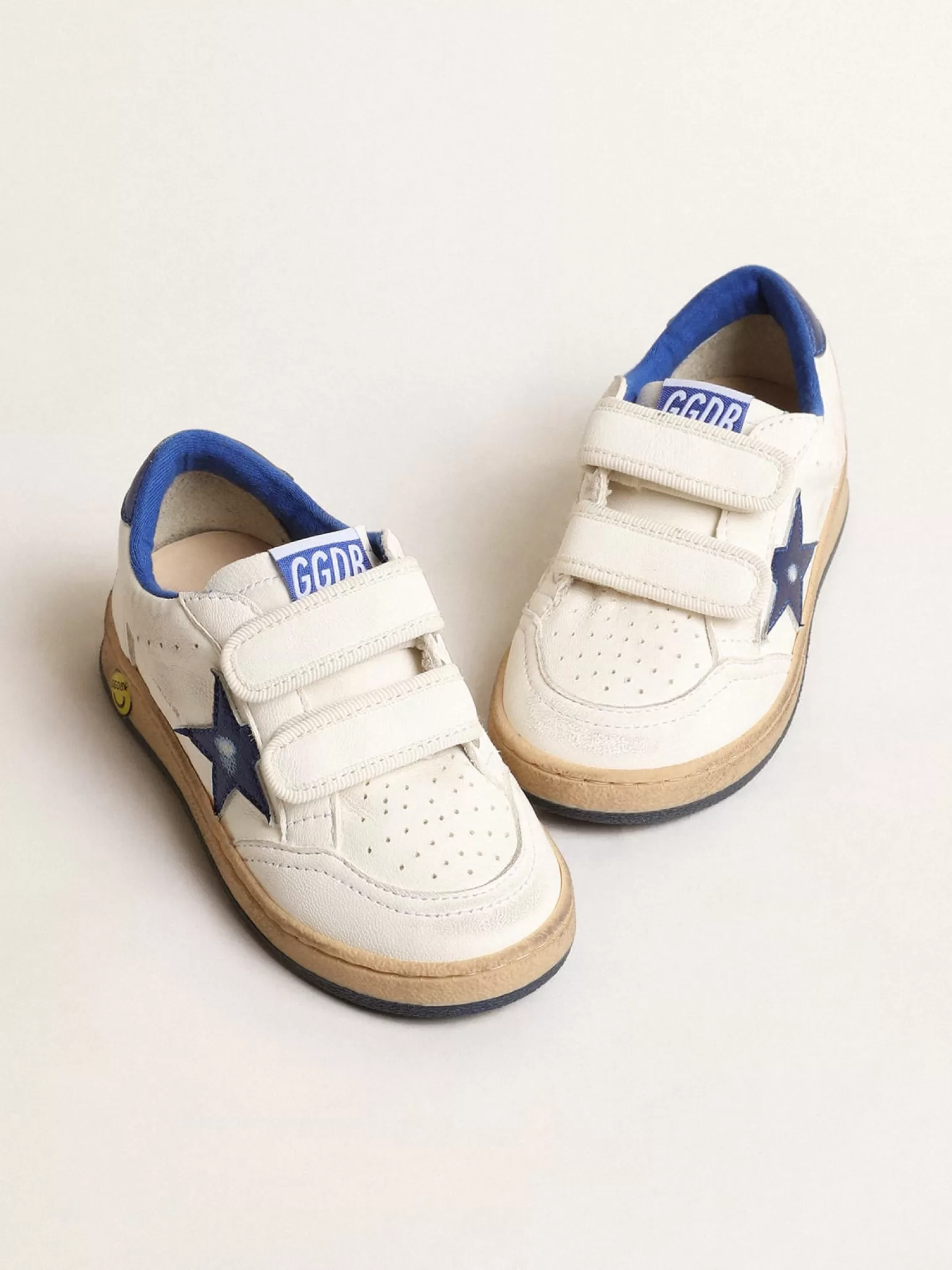 Cheap Ball Star Young com estrela e talão de couro metálico azul Meninas (4-10 anos) | Meninos (4-10 anos)