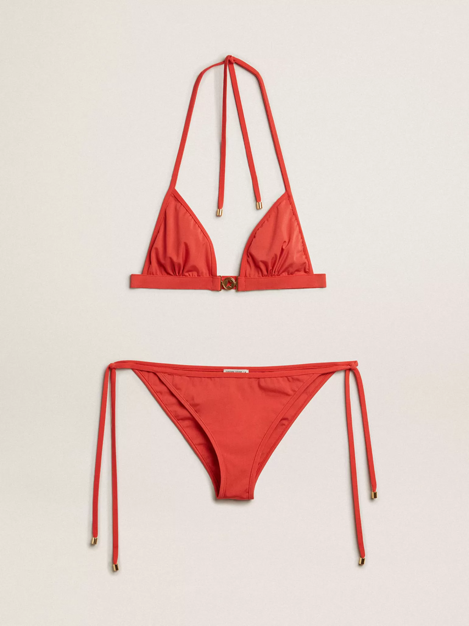 Hot Biquíni vermelho coral MULHER Beachwear