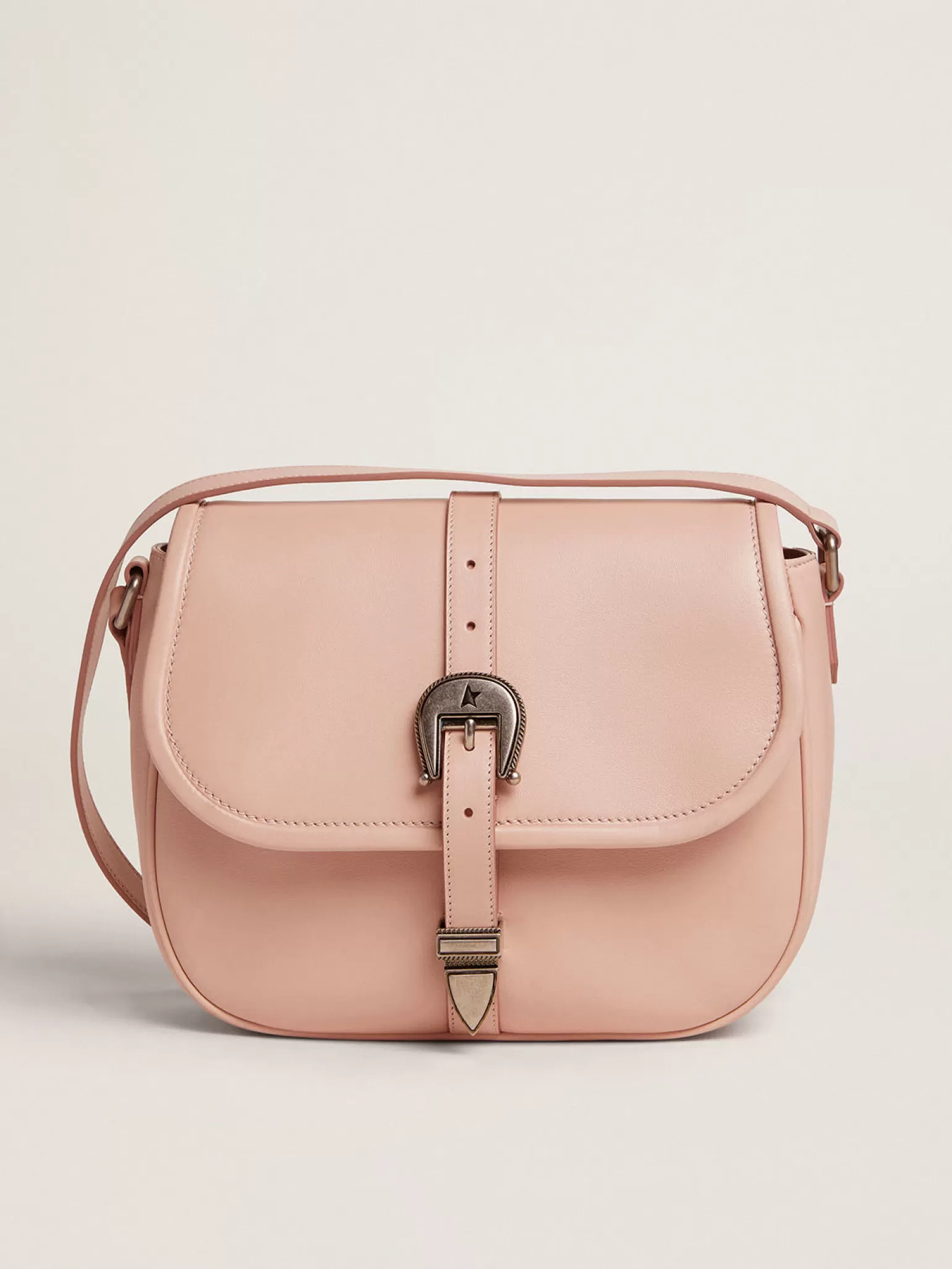 Sale Bolsa Rodeo média de couro na cor rosa quartzo MULHER Bolsas tiracolo
