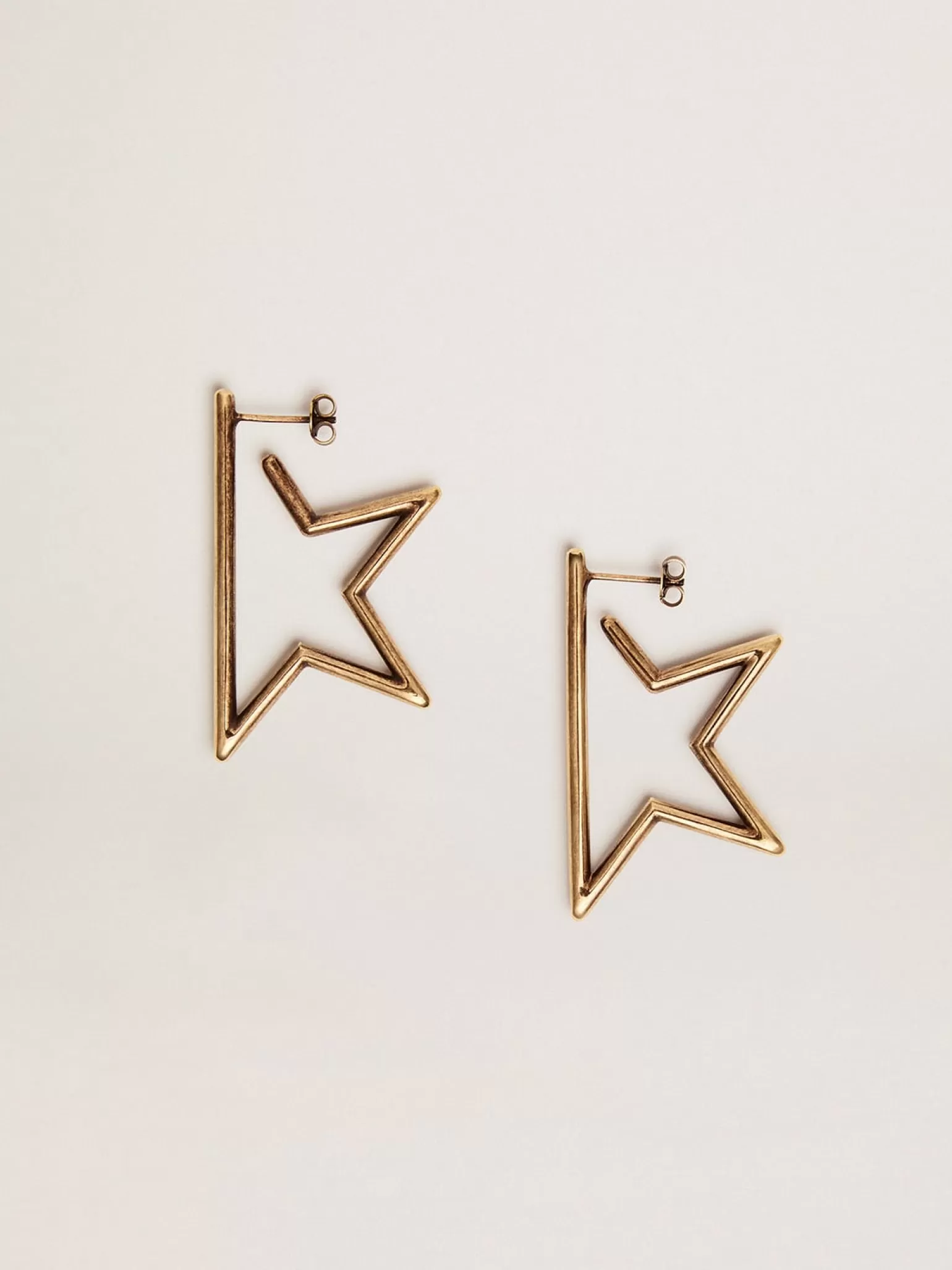 Cheap Brincos pendentes Star femininos na cor ouro velho MULHER Joias