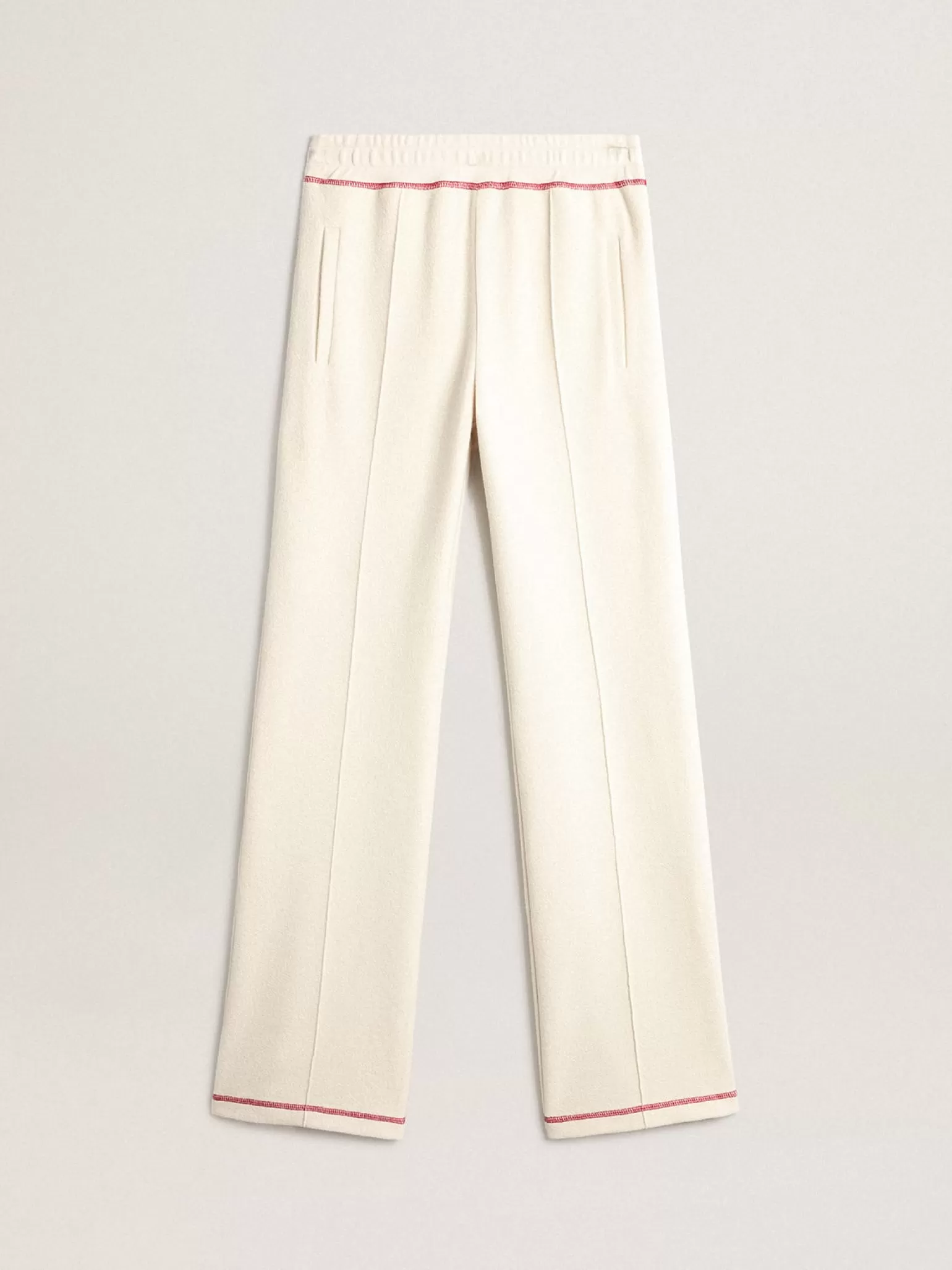 Cheap Calça de jogging Feminina na cor branco heritage com logo CNY MULHER Jeans e calças