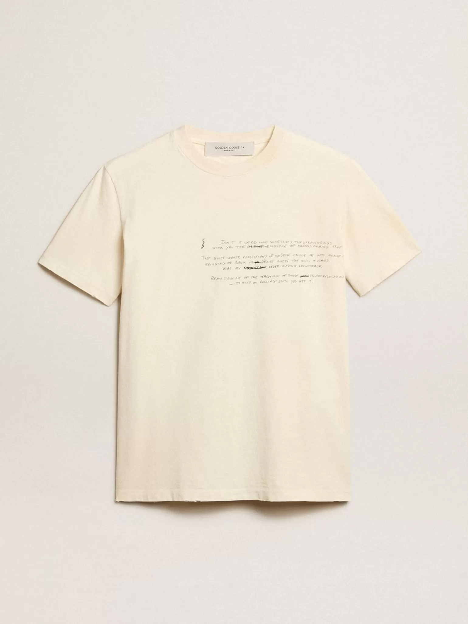 Discount Camiseta feminina de algodão branco usado com escrita bordada MULHER Camisetas