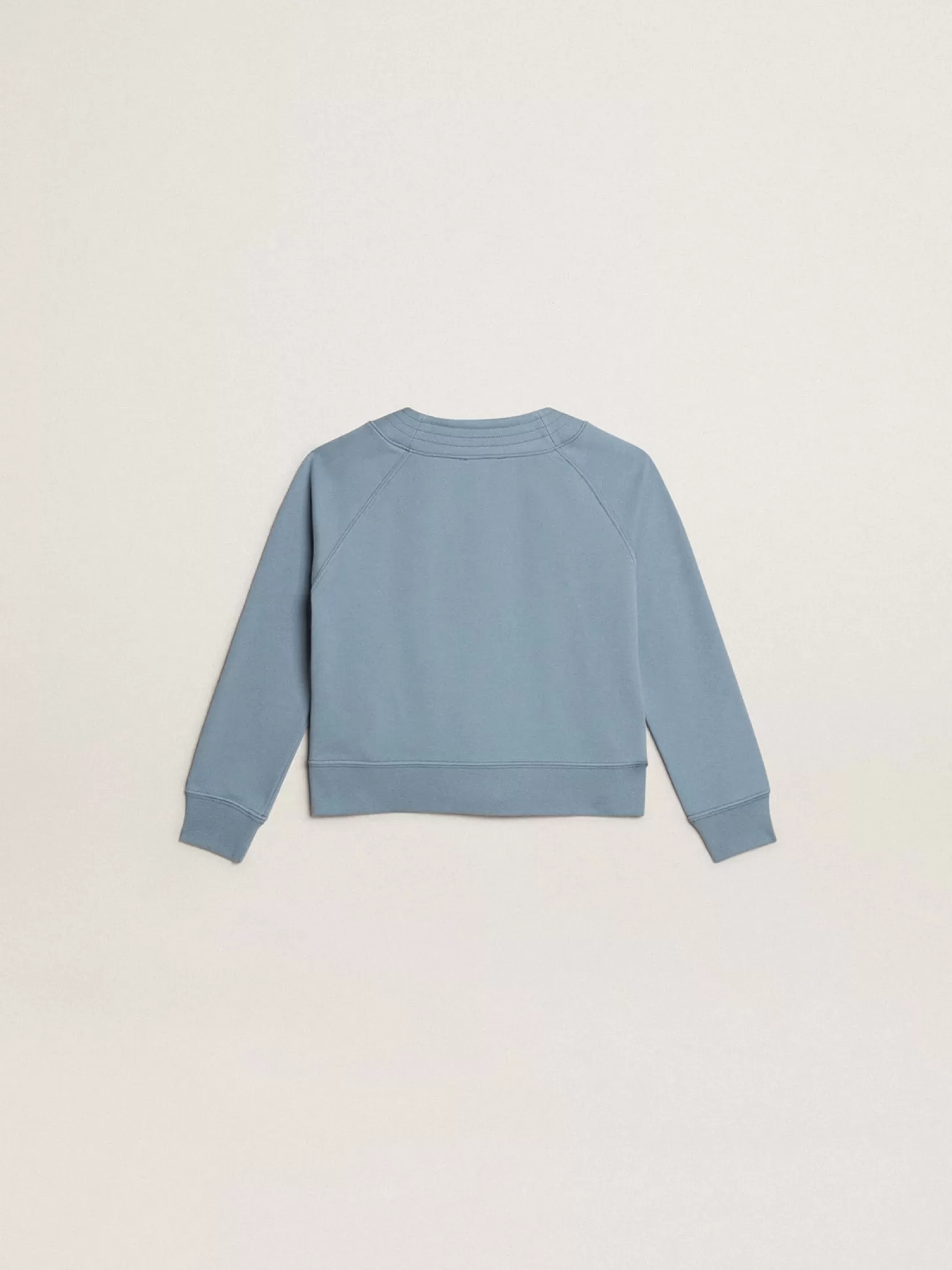 Online Cardigã infantil feminino de algodão azul com escrita de miçangas Roupas de cima (4-12 years)