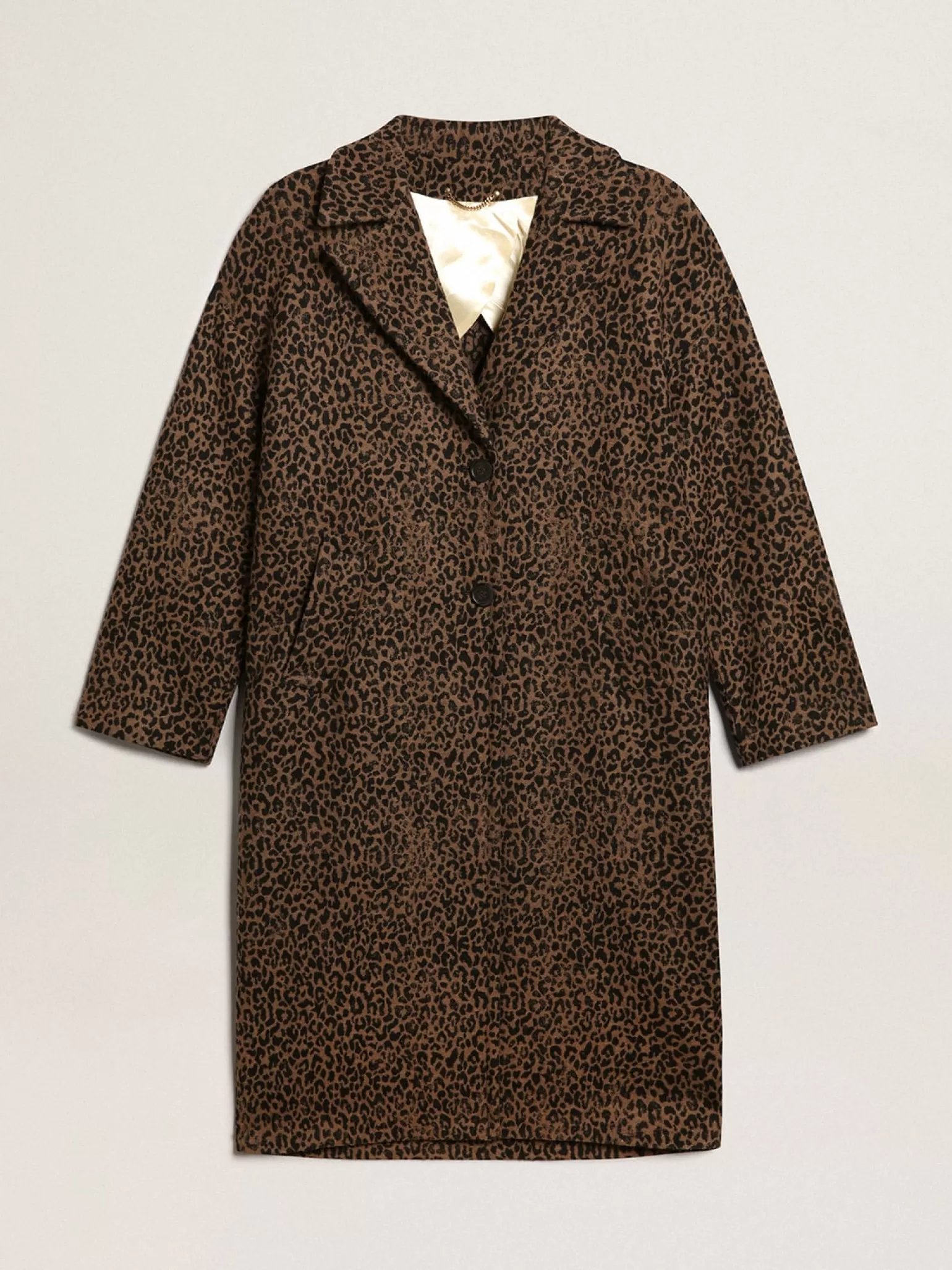 Clearance Casaco feminino de abotoamento simples tipo cocoon de lã com motivo jacquard MULHER Casacos e blusões