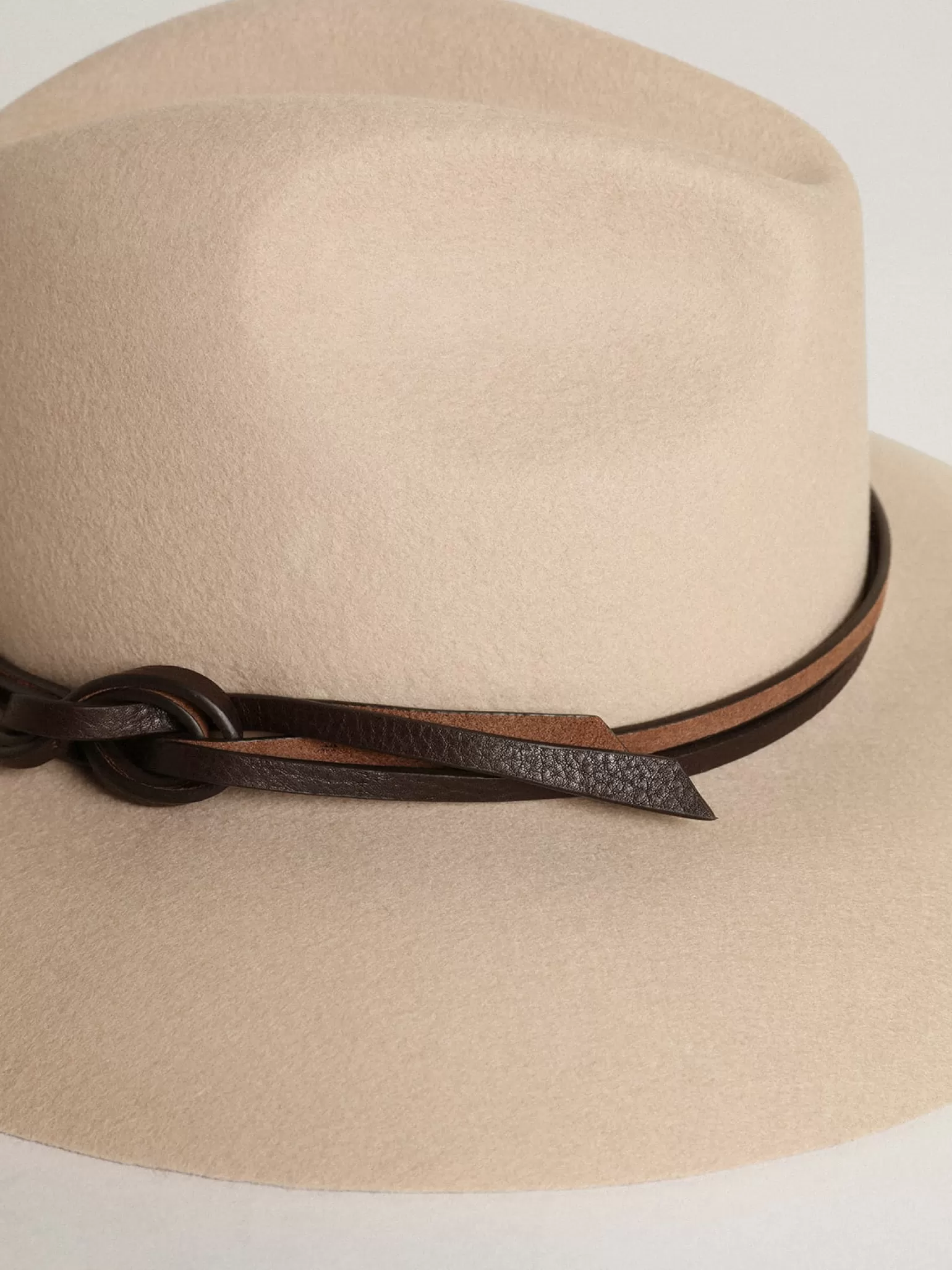 Best Chapéu Fedora Coleção Journey havana-rosado com faixa de couro MULHER Chapéus e bonés | Chapéus e bonés