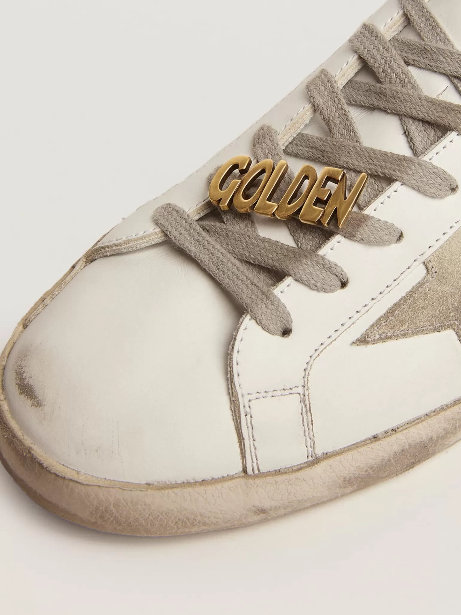 Outlet Fecho de cadarço masculino com grampo ouro velho e escrita Golden Jewels