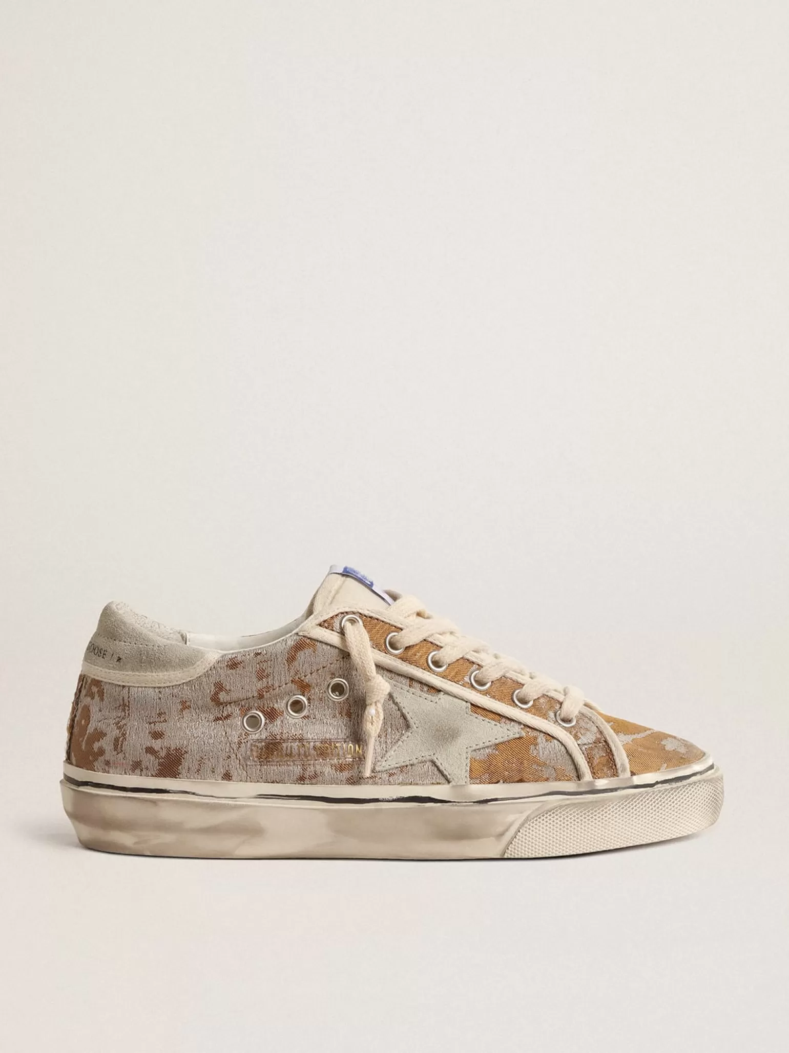 Cheap Hi Star de tecido jacquard bronze com estrela de suede gelo MULHER Hi Star