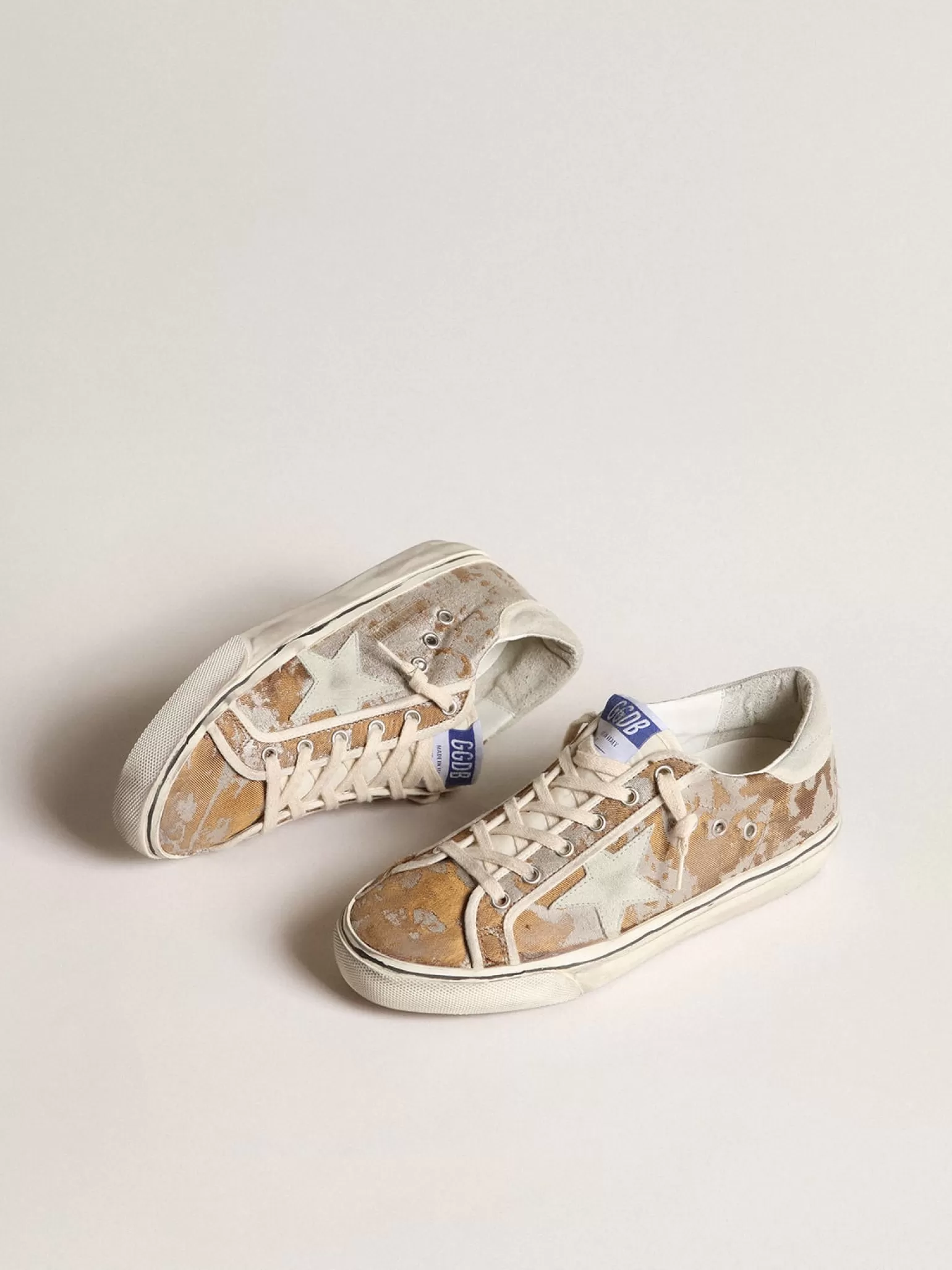 Cheap Hi Star de tecido jacquard bronze com estrela de suede gelo MULHER Hi Star