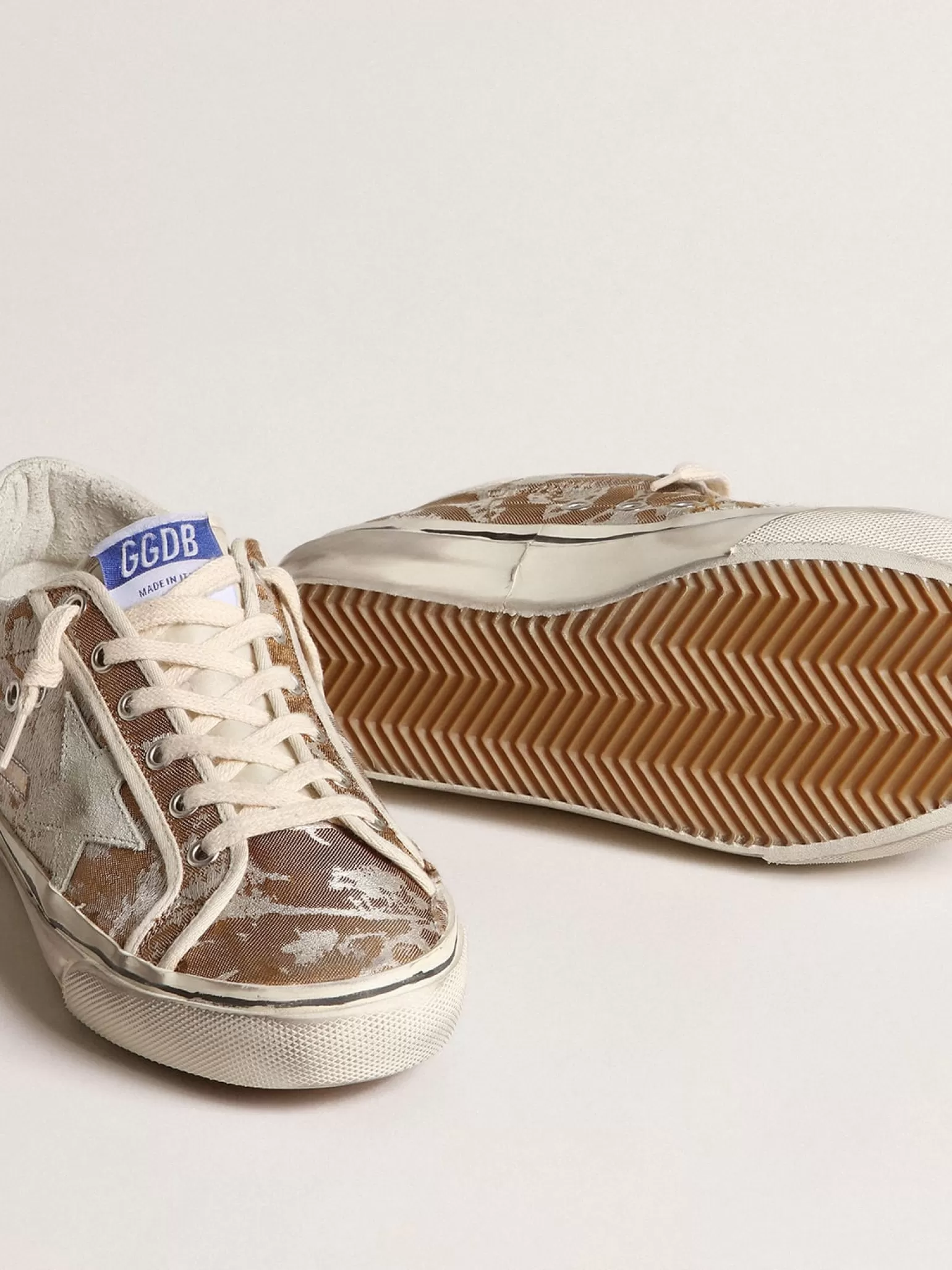 Cheap Hi Star de tecido jacquard bronze com estrela de suede gelo MULHER Hi Star
