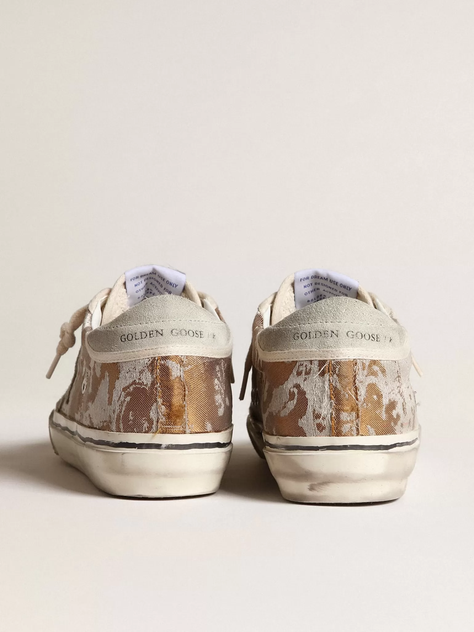 Cheap Hi Star de tecido jacquard bronze com estrela de suede gelo MULHER Hi Star