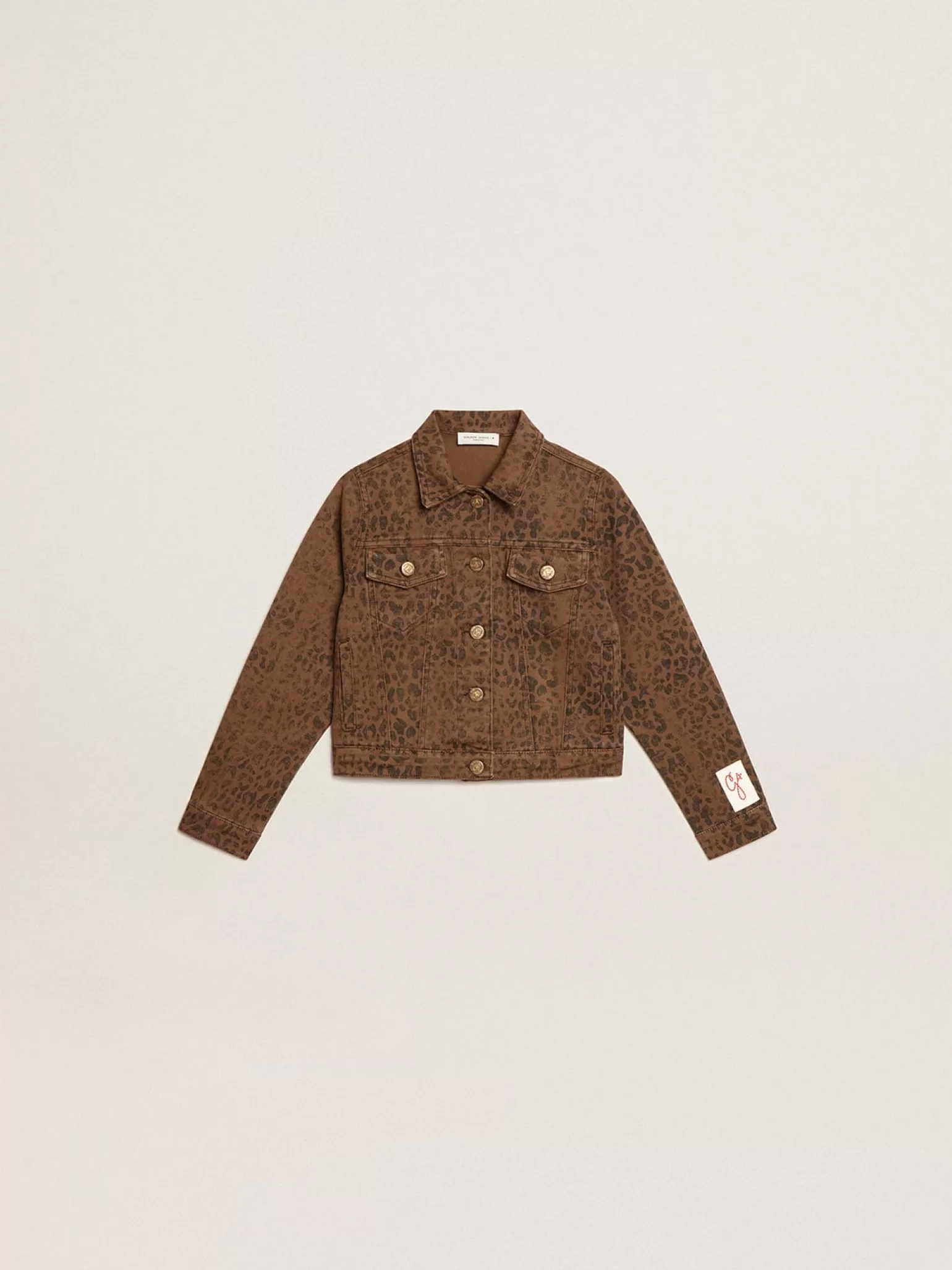 Discount Jaqueta de algodão infantil feminina com estampa animal print jacquard Roupas de cima (4-12 years)