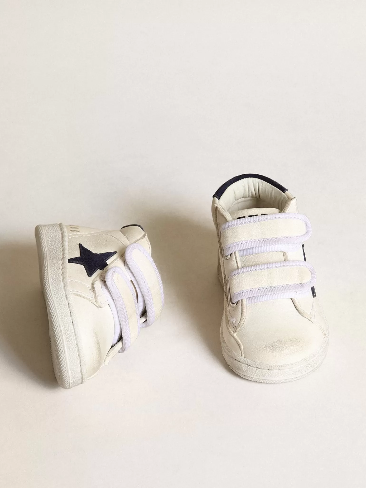 Flash Sale June de napa com estrela e talão de suede azul-escuro Meninas pequenas (1-3 anos) | Meninos pequenos (1-3 anos)