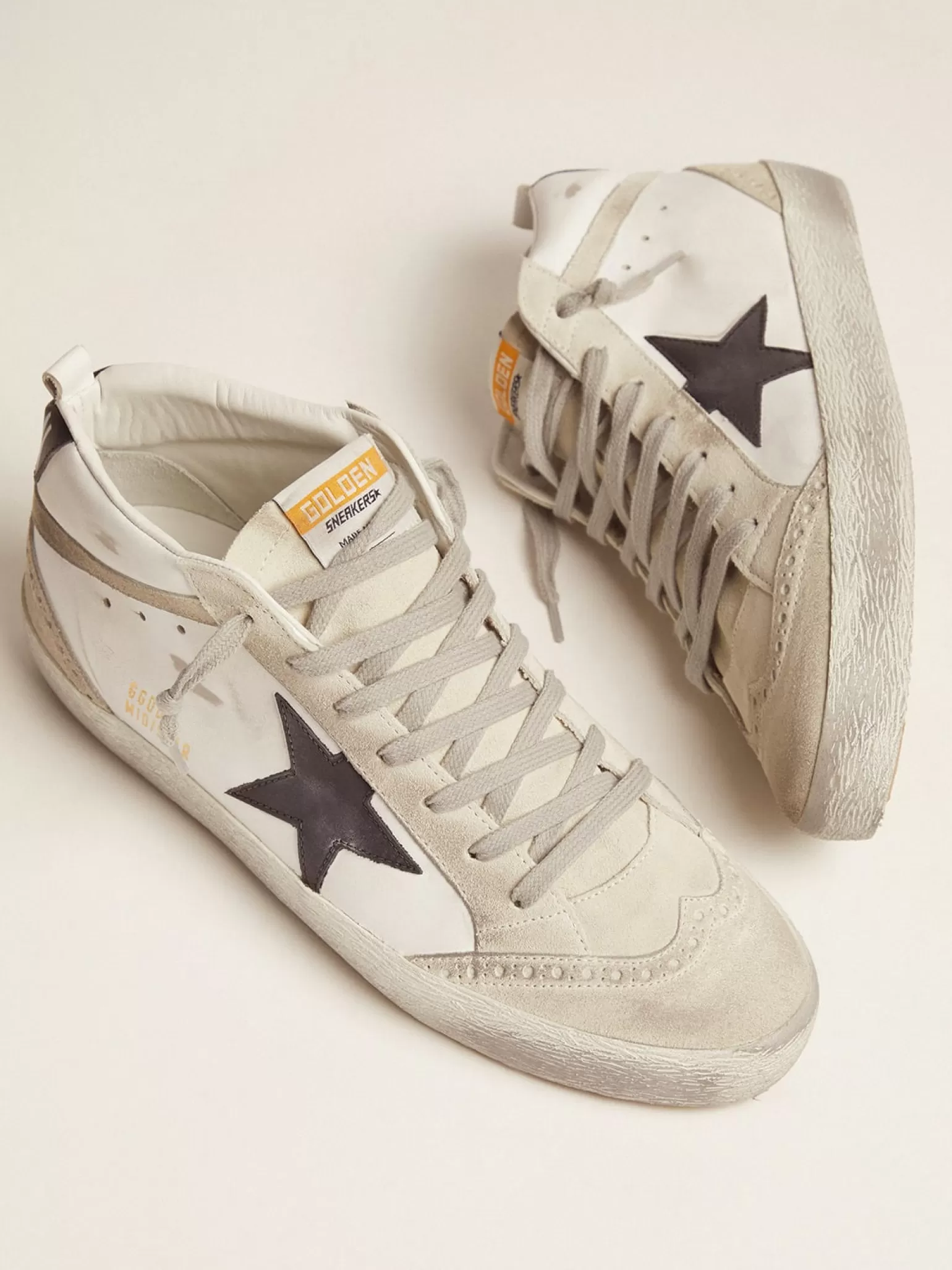 Best Mid Star masculino branco com estrela preta Mid Star