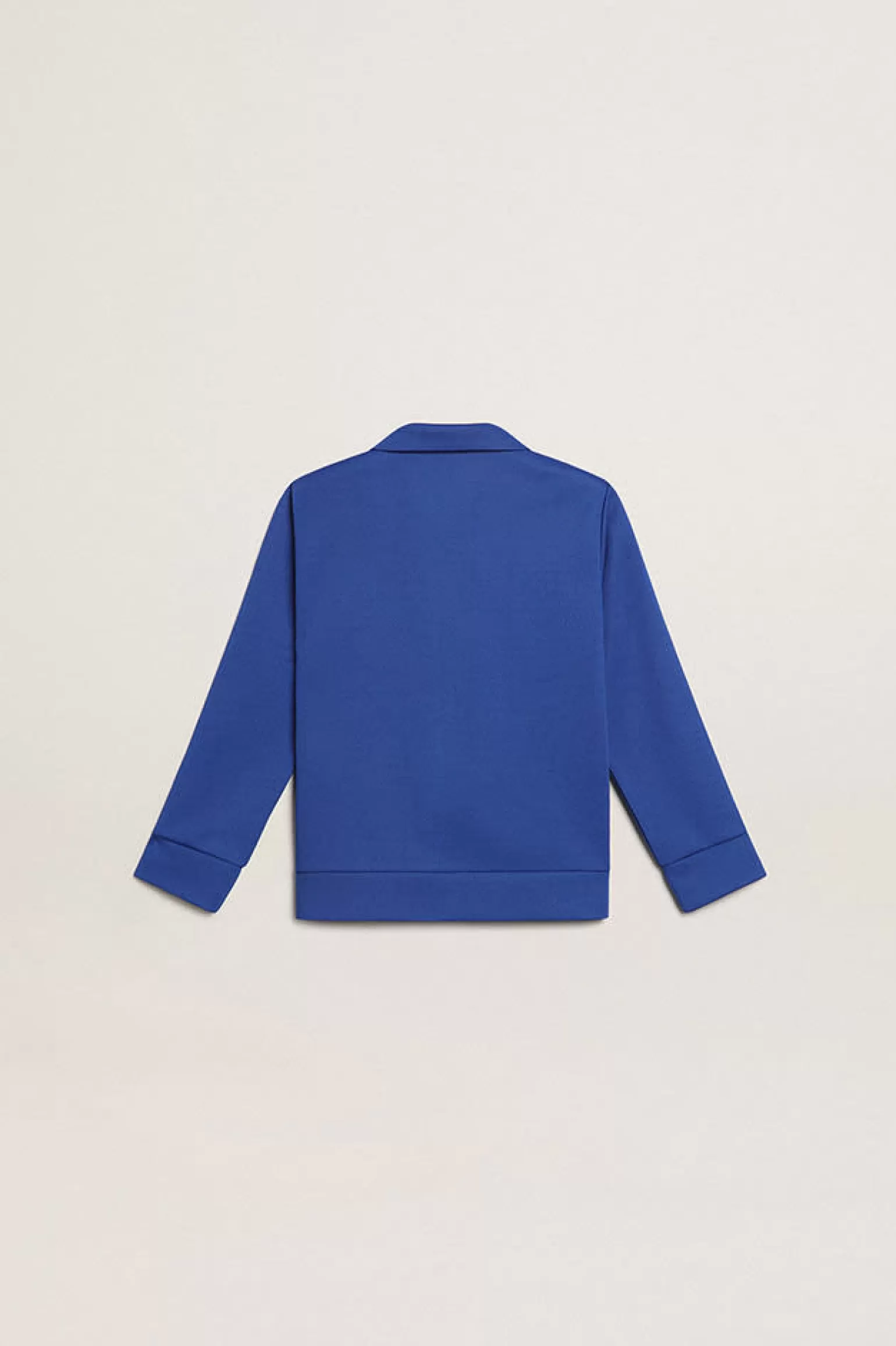 Cheap Moletom com zíper azul com faixa branca e estrelas azuis Roupas de cima (4-12 years)