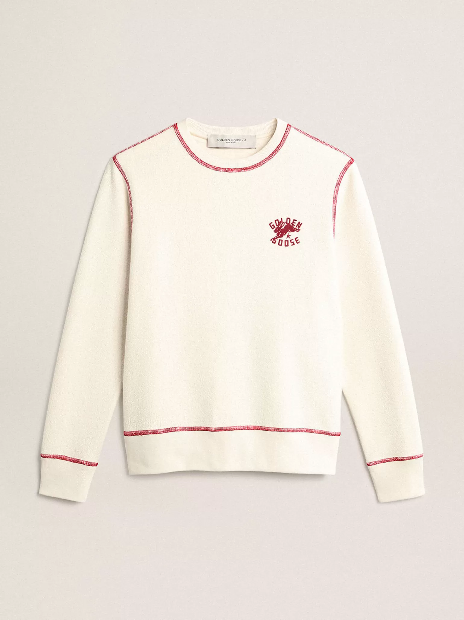 Best Sale Moletom Feminino na cor branco heritage com logo CNY MULHER Moletons