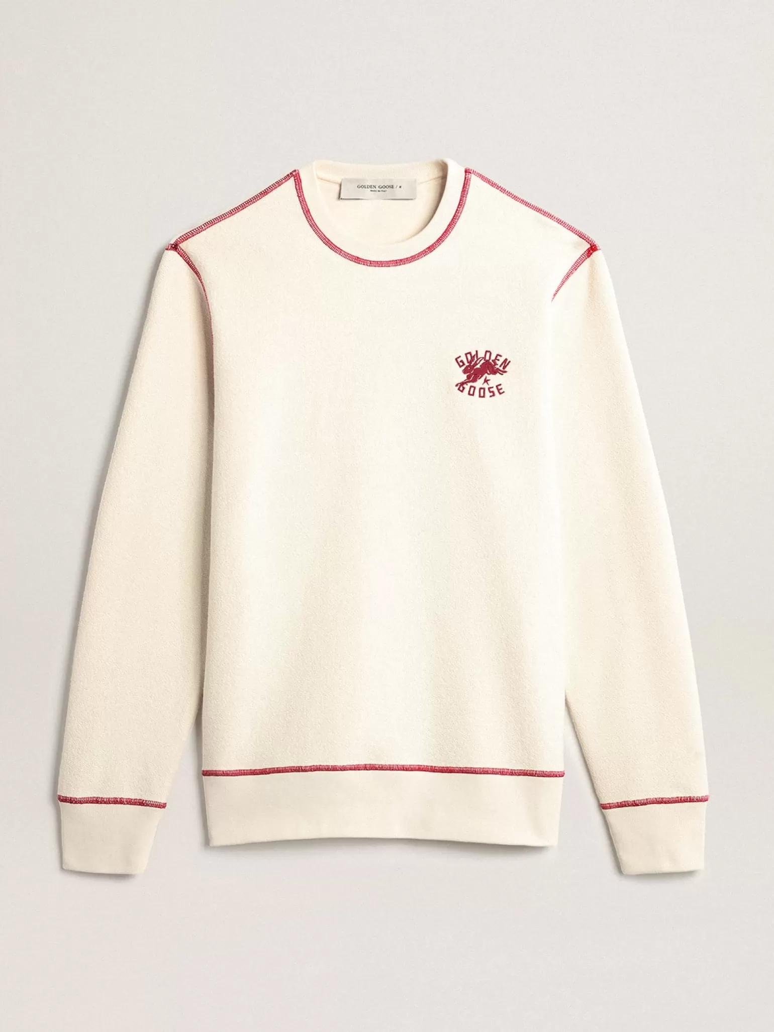 Cheap Moletom Masculino na cor branco heritage com logo CNY Moletons