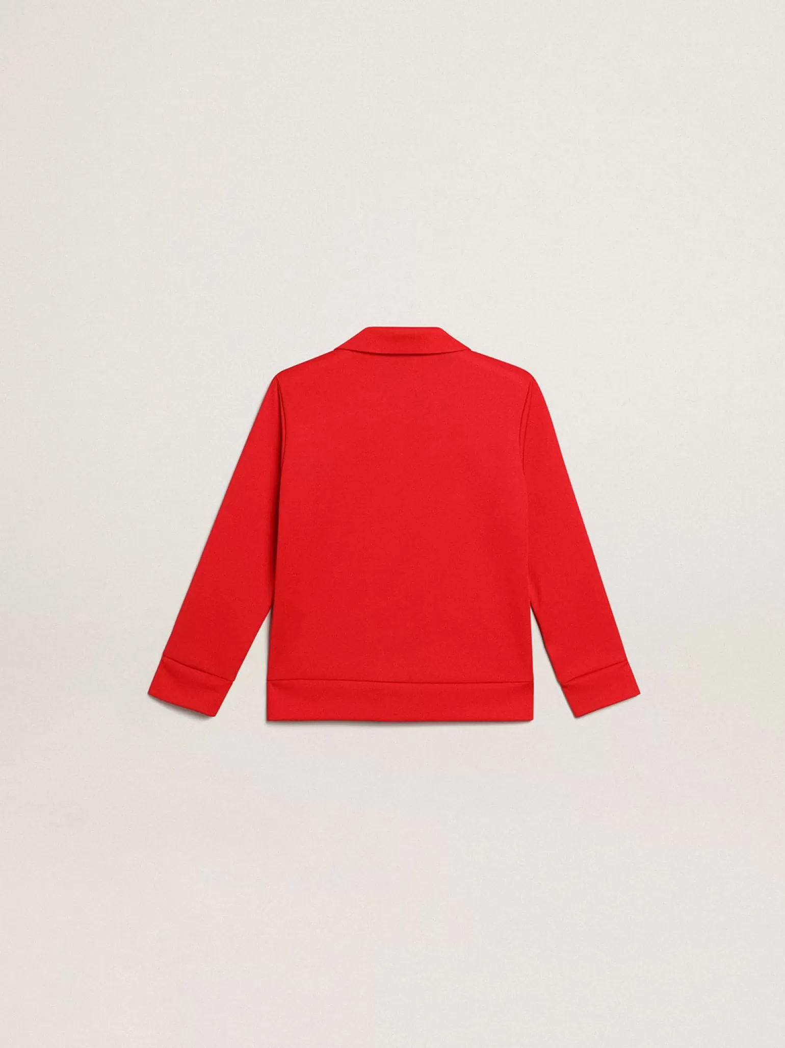 Discount Moletom vermelho com zíper, listras brancas e estrelas vermelhas Roupas de cima (4-12 years) | Roupas de cima (4-12 years)