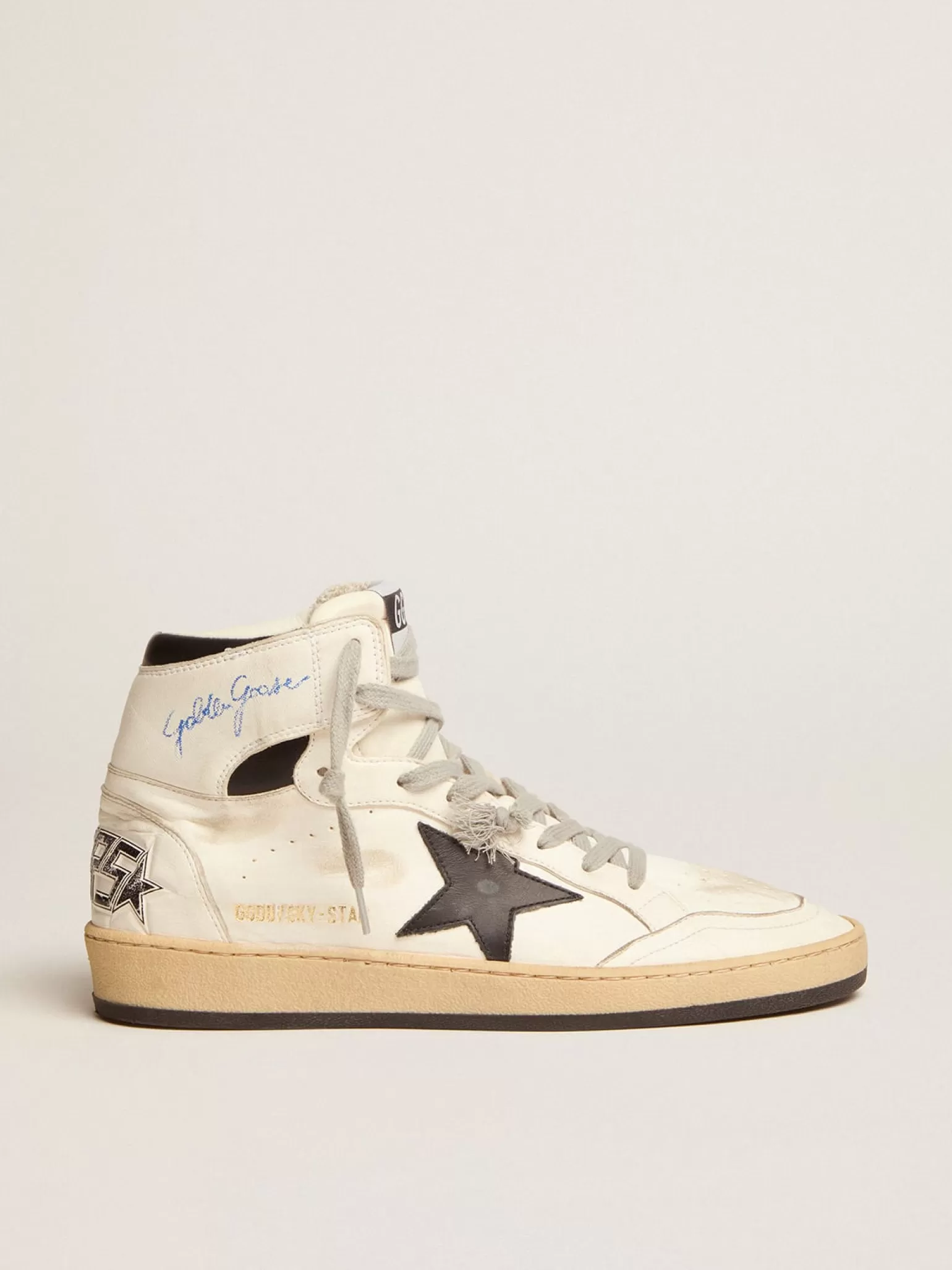 Cheap Sky-Star masculino com assinatura no tornozelo e inserções pretas Sky-Star