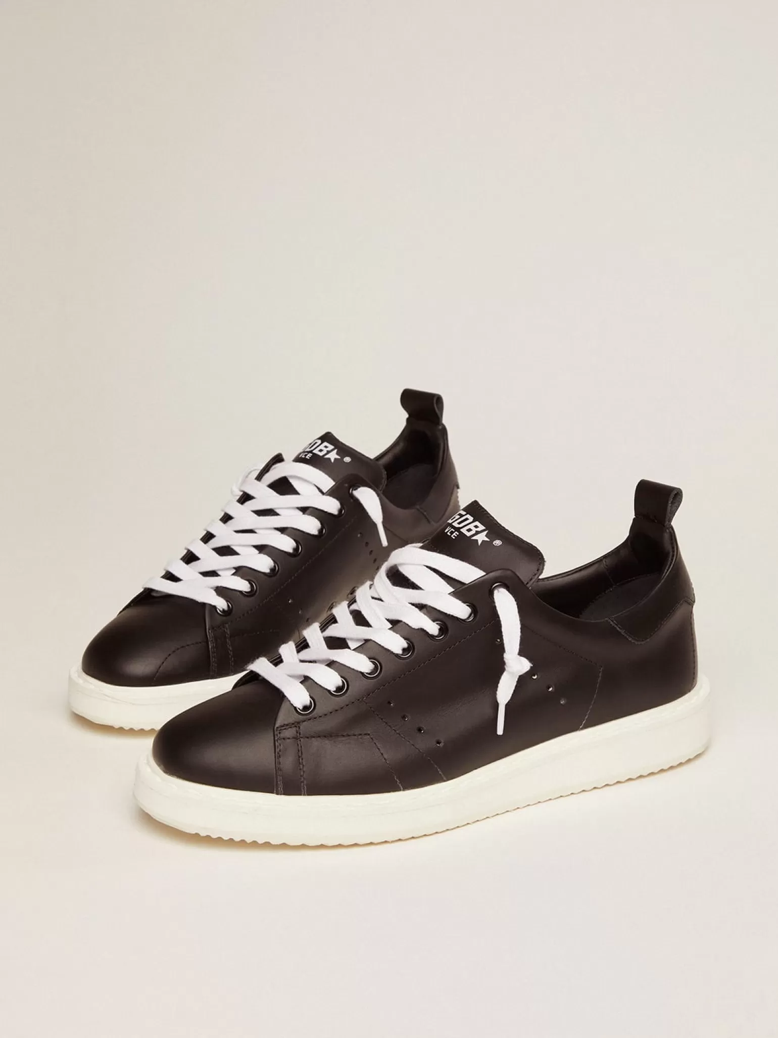 Discount Starter sneakers in total black leather MULHER Starter