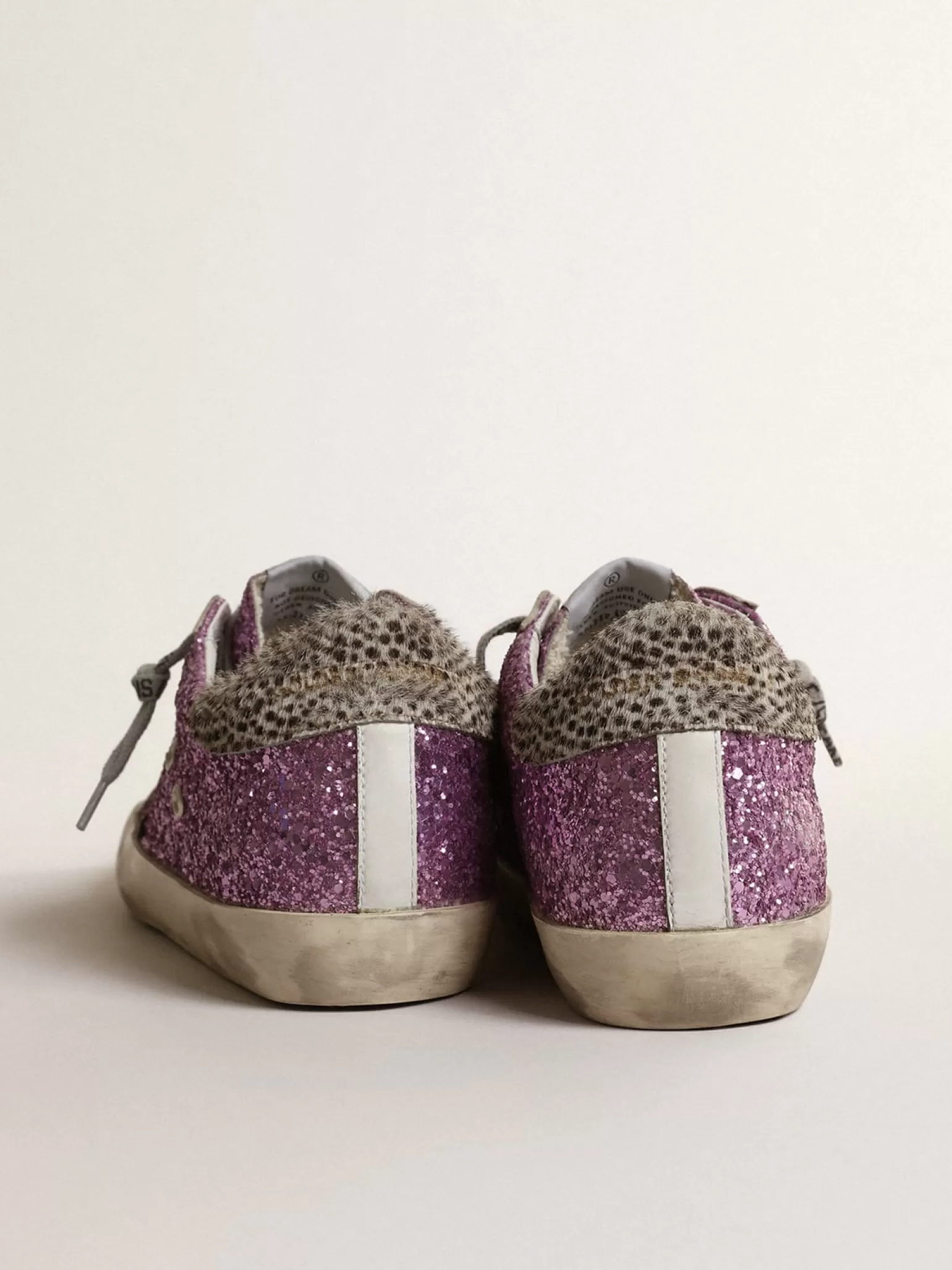 Shop Super-Star de glitter cor lavanda com estrela preta MULHER Super-Star