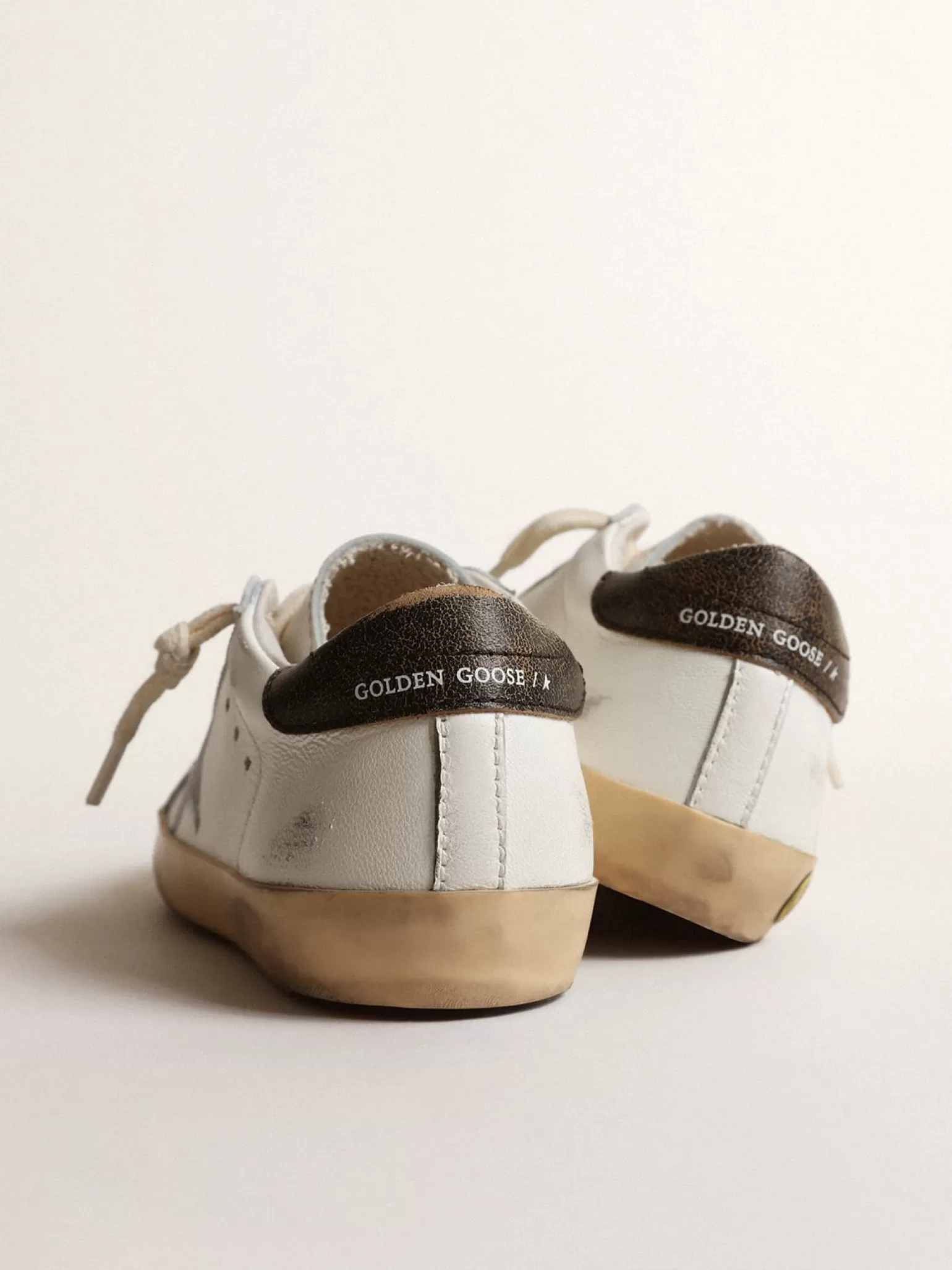 Outlet Super-Star Junior de napa com estrela estampada e talão preto Meninas pequenas (1-3 anos) | Meninos pequenos (1-3 anos)