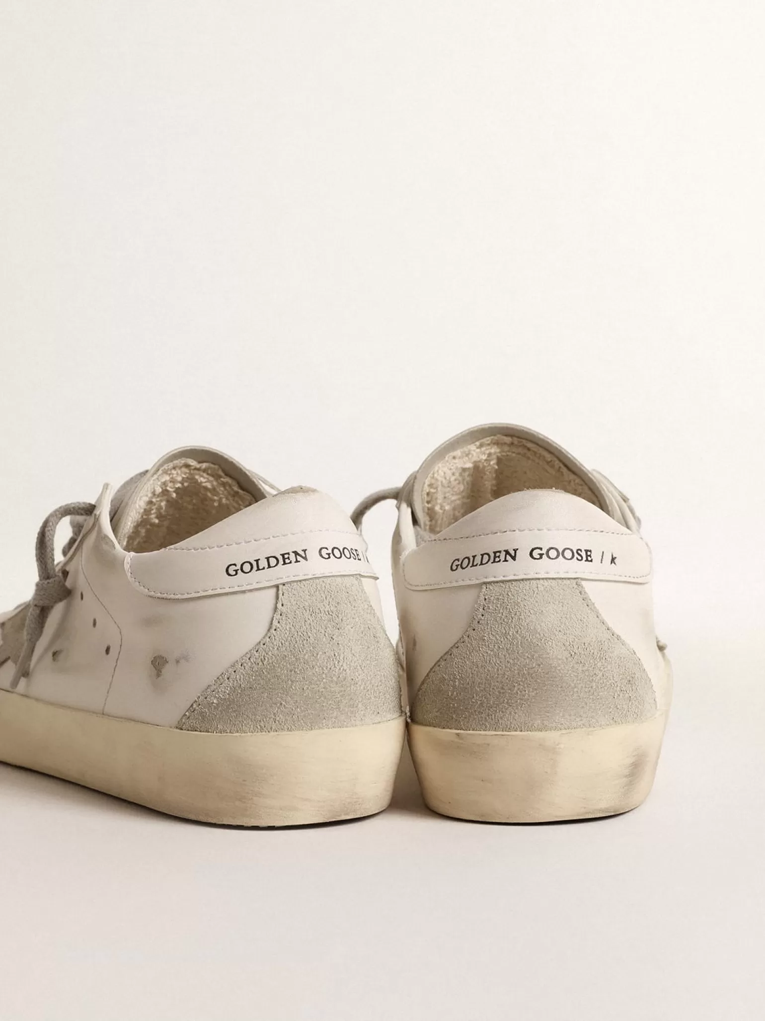 Flash Sale Super-Star Masculino de base vegetal com estrela de suede gelo Super-Star