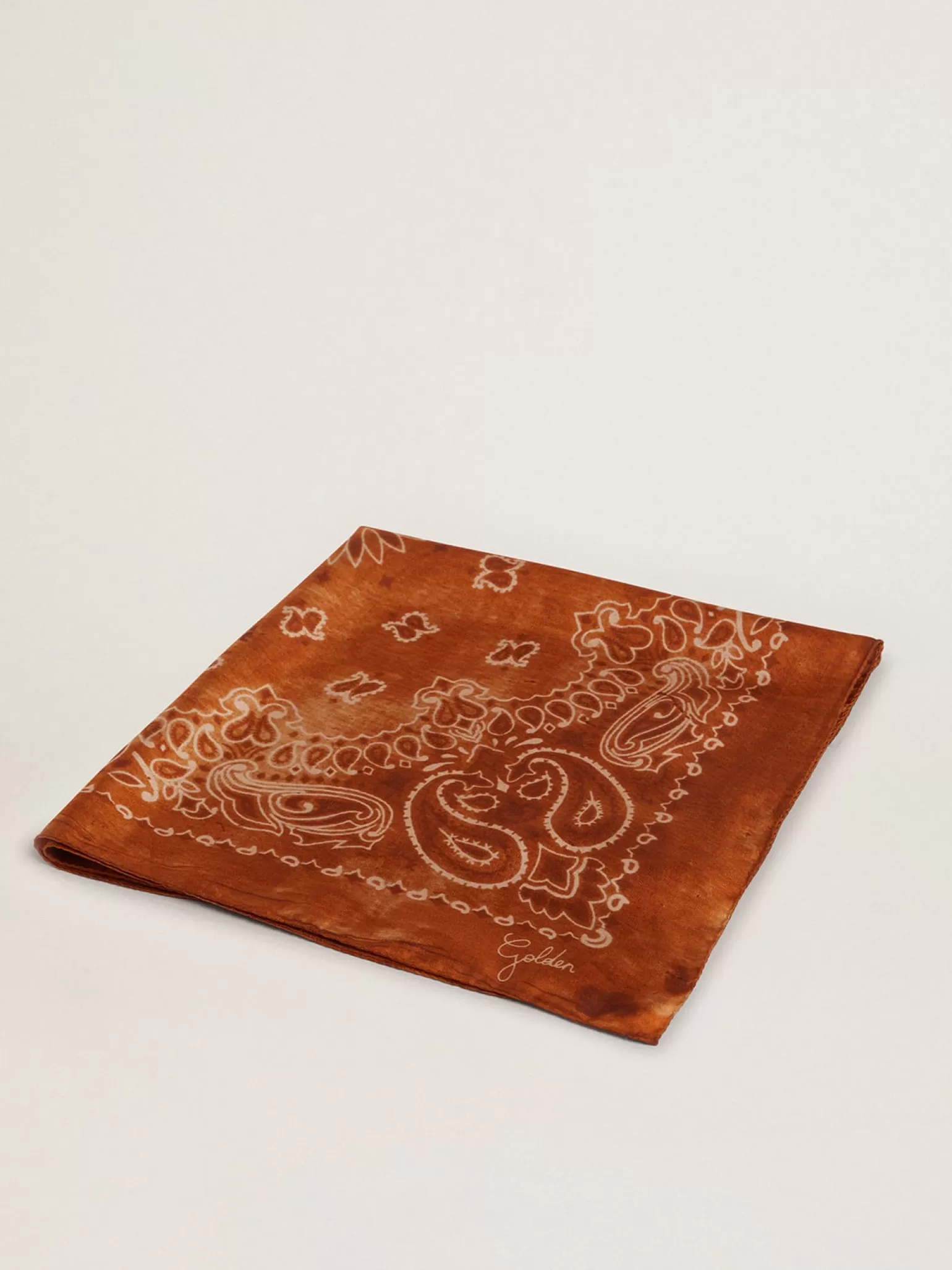 Clearance -colored Golden Collection scarf with paisley pattern MULHER Sedas e Echarpes | Beachwear